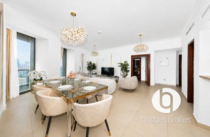 Apartment - 2 - 3 for rent in Burj Vista Tower 1 - Burj Vista - Downtown Dubai - Dubai