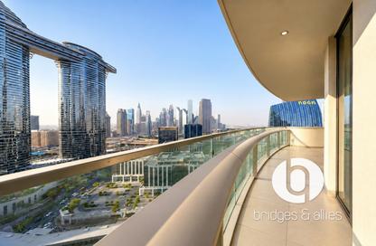 Apartment - 2 - 3 for rent in Burj Vista Tower 1 - Burj Vista - Downtown Dubai - Dubai