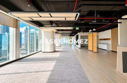 Office Space - Studio - 3 Bathrooms for rent in The Bay Gate - Business Bay - Dubai