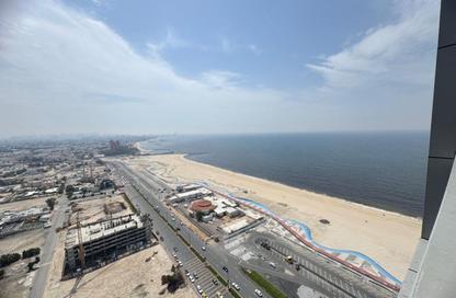 Apartment - 3 Bedrooms - 4 Bathrooms for rent in Corniche Tower - Ajman Corniche Road - Ajman