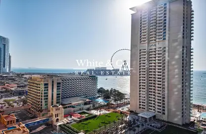 Apartment - 3 Bedrooms - 4 Bathrooms for rent in Al Fattan Marine Tower - Al Fattan Marine Towers - Jumeirah Beach Residence - Dubai