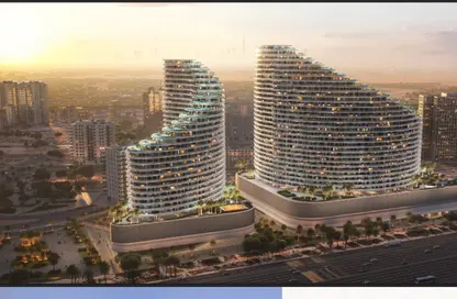 Apartment - 1 Bedroom - 2 Bathrooms for sale in Binghatti Skyflame 1 - Binghatti Skyflame - Majan - Dubai