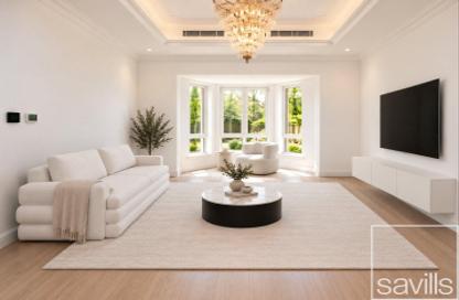 Villa - 4 - 5 for rent in Entertainment Foyer - Mediterranean Clusters - Jumeirah Islands - Dubai