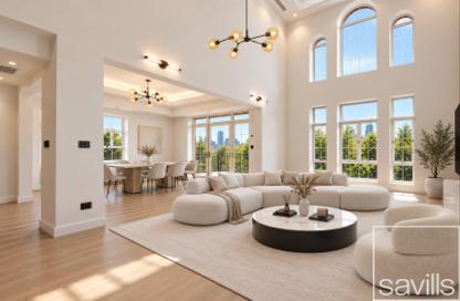 Villa - 4 - 5 for rent in Entertainment Foyer - Mediterranean Clusters - Jumeirah Islands - Dubai