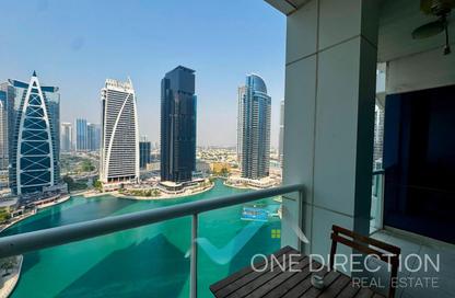 Apartment - Studio - 1 Bathroom for rent in Lake Terrace - JLT Cluster D - Jumeirah Lake Towers - Dubai