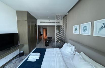 Apartment - Studio - 1 Bathroom for rent in Damac Maison Prive B - Damac Maison Prive - Business Bay - Dubai