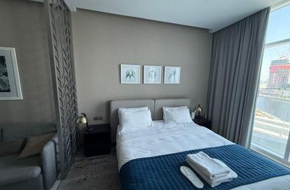 Apartment - Studio - 1 Bathroom for rent in Damac Maison Prive B - Damac Maison Prive - Business Bay - Dubai
