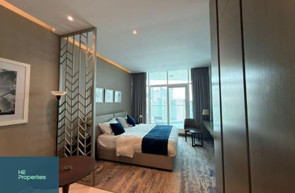 Apartment - Studio - 1 Bathroom for rent in Damac Maison Prive A - Damac Maison Prive - Business Bay - Dubai
