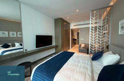Apartment - Studio - 1 Bathroom for rent in Damac Maison Prive A - Damac Maison Prive - Business Bay - Dubai