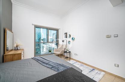 Apartment - Studio - 1 Bathroom for rent in Zumurud Tower - Dubai Marina - Dubai