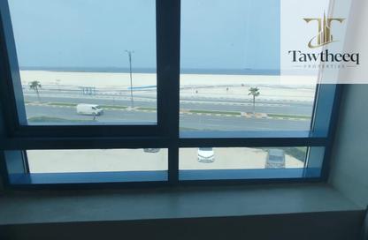 Apartment - Studio - 1 for rent in Corniche Tower - Ajman Corniche Road - Ajman