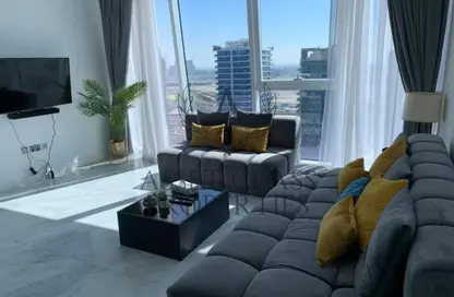 شقة - غرفة نوم - 1 حمام للايجار في برج ذا باد - الخليج التجاري - دبي