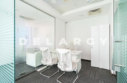 Office Space - Studio - 1 Bathroom for rent in The Prism - Business Bay - Dubai