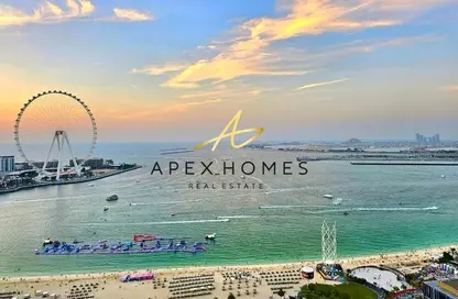 Apartment - 3 Bedrooms - 3 Bathrooms for sale in Rimal 5 - Rimal - Jumeirah Beach Residence - Dubai