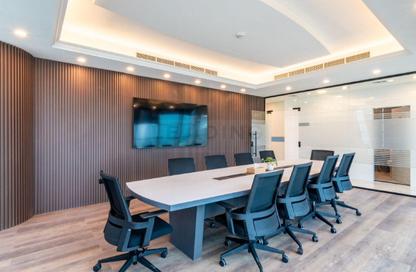 Business Centre - Studio - 2 Bathrooms for rent in The Prism - Business Bay - Dubai