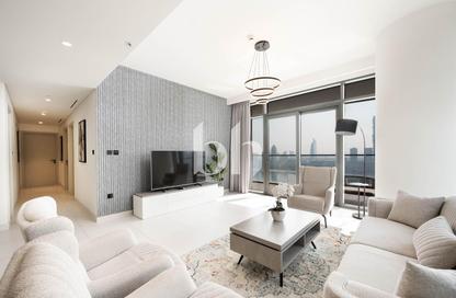 شقة - 3 غرف نوم - 3 حمامات للايجار في برج Marina Vista 2 - مارينا فيستا - إعمار بيتشفرونت - دبي هاربور - دبي