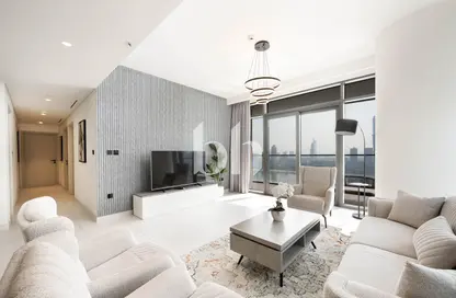Apartment - 3 Bedrooms - 3 Bathrooms for rent in Marina Vista Tower 2 - Marina Vista - Emaar Beachfront - Dubai Harbour - Dubai