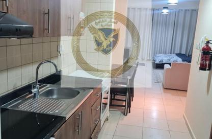 Apartment - Studio - 1 Bathroom for rent in Ajman One Towers - Al Sawan - Ajman