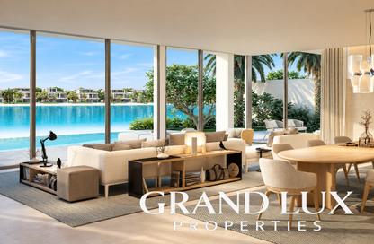 Villa - 5 - 7 for sale in Beach Collection Frond E - Beach Collection - Palm Jebel Ali - Dubai