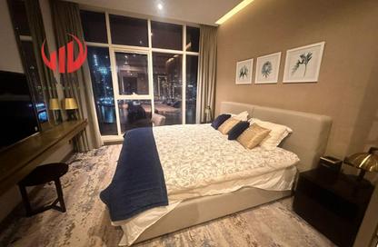 Apartment - Studio - 1 Bathroom for rent in Damac Maison Prive A - Damac Maison Prive - Business Bay - Dubai