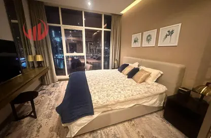 Apartment - Studio - 1 Bathroom for rent in Damac Maison Prive A - Damac Maison Prive - Business Bay - Dubai