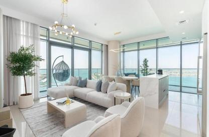 Apartment - 1 - 1 for rent in Beach Vista Tower 2 - Beach Vista - Emaar Beachfront - Dubai Harbour - Dubai