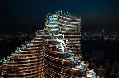 Apartment - Studio - 1 for sale in Binghatti Skyflame 2 - Binghatti Skyflame - Majan - Dubai Apartment - Studio - 1 for sale in Binghatti Skyflame 2 - Binghatti Skyflame - Majan - Dubai