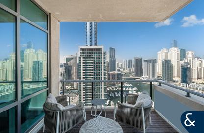 Apartment - 3 Bedrooms - 4 Bathrooms for sale in Al Majara 1 - Al Majara Towers - Dubai Marina - Dubai