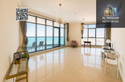 Apartment - 2 Bedrooms - 3 Bathrooms for sale in Corniche Tower - Ajman Corniche Road - Ajman