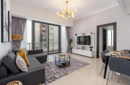 Apartment - 1 Bedroom - 2 Bathrooms for rent in Silverene - Dubai Marina - Dubai