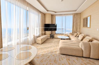 Apartment - 1 - 2 for rent in The Palm Tower - Palm Jumeirah - Dubai