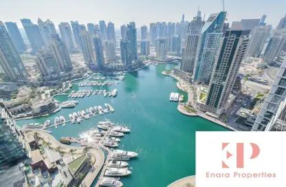 Apartment - 3 Bedrooms - 4 Bathrooms for rent in Damac Heights - Dubai Marina - Dubai