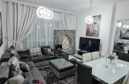 Apartment - 1 Bedroom - 2 Bathrooms for rent in Oasis Tower - Al Rashidiya 1 - Al Rashidiya - Ajman