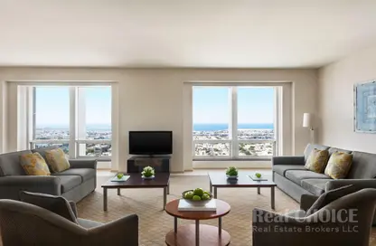 Hotel  and  Hotel Apartment - 2 Bedrooms - 2 Bathrooms for rent in Shangri-La Hotel - Sheikh Zayed Road - Dubai