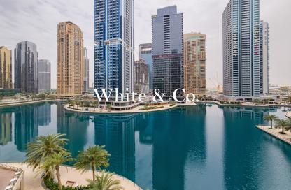Apartment - 1 - 2 for rent in Lake View Tower - JLT Cluster B - Jumeirah Lake Towers - Dubai