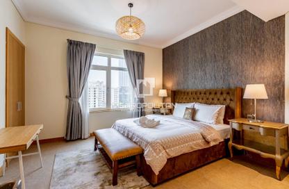 Apartment - 3 Bedrooms - 4 Bathrooms for rent in Al Nabat - Shoreline Apartments - Palm Jumeirah - Dubai