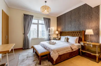 Apartment - 3 Bedrooms - 4 Bathrooms for rent in Al Nabat - Shoreline Apartments - Palm Jumeirah - Dubai