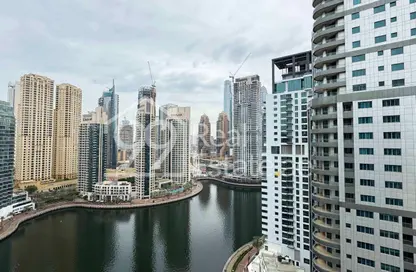 شقة - غرفة نوم - 2 حمامات للايجار في مارينا فيو  A برج - مارينا فيو - دبي مارينا - دبي