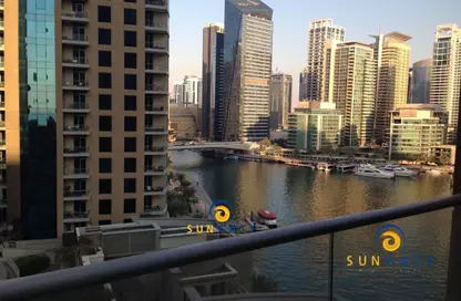 Apartment - 1 Bedroom - 2 Bathrooms for rent in Beauport Tower - Marina Promenade - Dubai Marina - Dubai