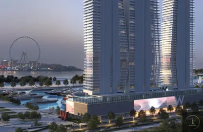 شقة - 4 غرف نوم - 5 حمامات للبيع في برج W ريزيدنسز Dubai Harbour 1 - دبليو ريزيدنسز دبي هاربور - دبي هاربور - دبي