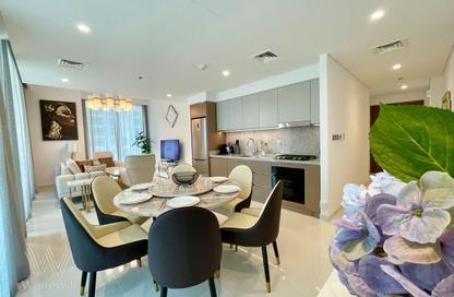 Apartment - 1 - 1 for rent in Beach Isle Tower 1 - Beach Isle - Emaar Beachfront - Dubai Harbour - Dubai