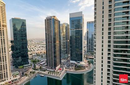 Apartment - 1 Bedroom - 2 Bathrooms for rent in Jumeirah Bay X1 - Jumeirah Bay Towers - JLT Cluster X - Jumeirah Lake Towers - Dubai