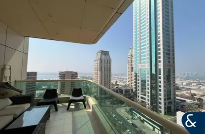 Apartment - 1 Bathroom for rent in The Royal Oceanic - Dubai Marina - Dubai