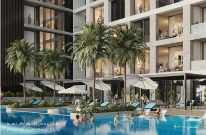 Apartment - 1 Bedroom - 2 Bathrooms for sale in Mawjan Tower - Ajman Corniche Road - Ajman