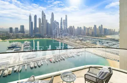 شقة - 3 غرف نوم - 4 حمامات للايجار في برج Marina Vista 2 - مارينا فيستا - إعمار بيتشفرونت - دبي هاربور - دبي