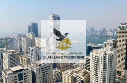 شقة - غرفة نوم - 2 حمامات للايجار في ابراج روز - الخان - الشارقة شقة - غرفة نوم - 2 حمامات للايجار في ابراج روز - الخان - الشارقة