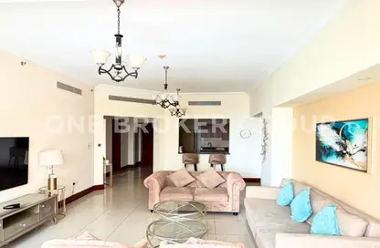 Apartment - 2 Bedrooms - 4 Bathrooms for rent in Golden Mile 3 - Golden Mile - Palm Jumeirah - Dubai