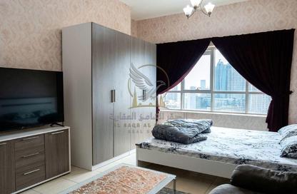 Apartment - Studio - 1 for rent in Orient Tower 2 - Orient Towers - Al Bustan - Ajman