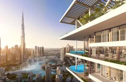 Apartment - 3 Bedrooms - 4 Bathrooms for sale in Fairmont Residences Solara Tower - Downtown Dubai - Dubai