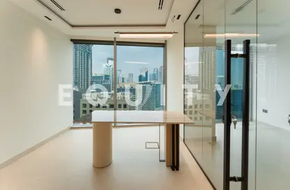 Office Space - Studio - 1 Bathroom for rent in The Binary Tower - Business Bay - Dubai